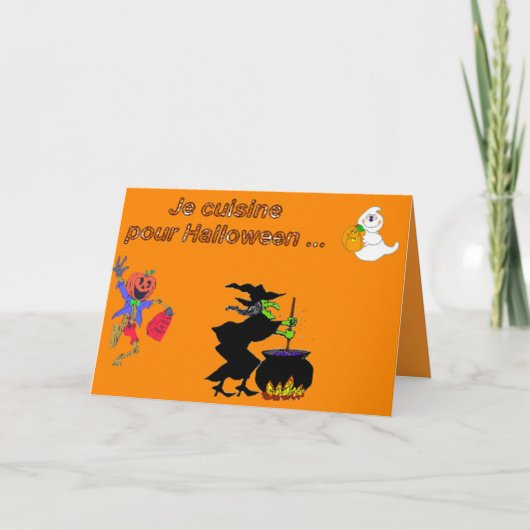 Je keuken voor Halloween - Kaart (Voorkant)