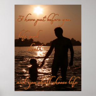 Je kiest het leven poster