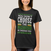 Je kiest niet de Leprechaun St Patrick's Day V T-shirt (Voorkant)