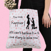 Je kijkt gelukkiger! Dit is nu mijn liefdesverhaal Tote Bag