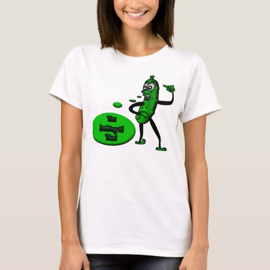 Je kijkt hier naar! t-shirt (Voorkant)