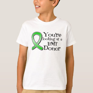 Je kijkt naar een beenmergdonor t-shirt
