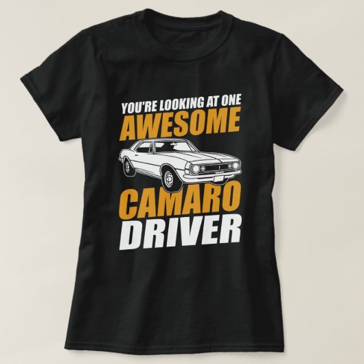 Je kijkt naar één Geweldige camarodriver T-shirt (Design voorkant)