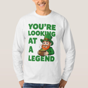 Je Kijkt Naar Een Legendarische Tekenfilm Leprecha T-shirt