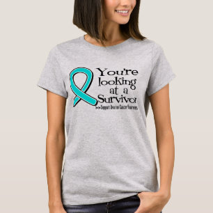 Je kijkt naar een ovariumkanker overlevende t-shirt