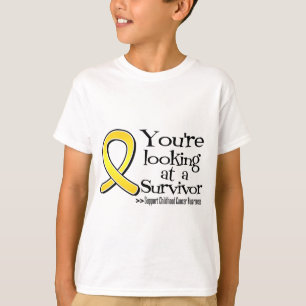 Je kijkt naar een overlevende kinderkanker t-shirt