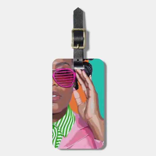 Je kijkt naar me, Bagagelabel. Bagagelabel (Voorkant verticaal)