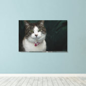 Je kijkt naar me canvas afdruk (Insitu (Houten vloer))