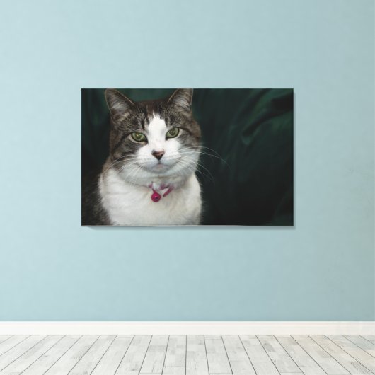 Je kijkt naar me canvas afdruk (Insitu (Houten vloer))