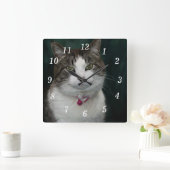 Je kijkt naar me Wall Clock Vierkante Klok (Huis)
