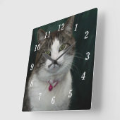 Je kijkt naar me Wall Clock Vierkante Klok (Hoek)