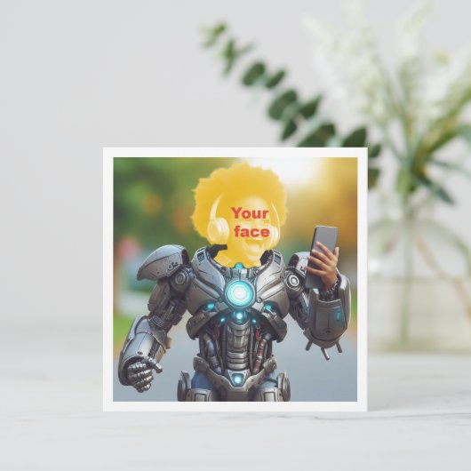 Je kind als superheld, op maat gemaakte superhelde kaart (Staand voorkant)