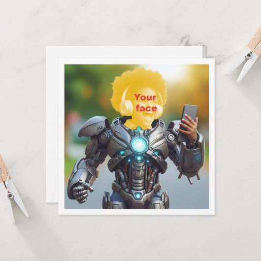 Je kind als superheld, op maat gemaakte superhelde kaart (Voorkant / Achterkant in situ)