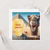 Je kind als wereldreiziger, Camel kaart (Voorkant / Achterkant in situ)