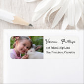 Je kind Pasen foto Etiket (Insitu)