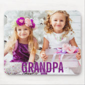 Je Kinder foto opa Mousepad Muismat (Voorkant)