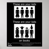 Je Kinderen op boeken Poster (Voorkant)