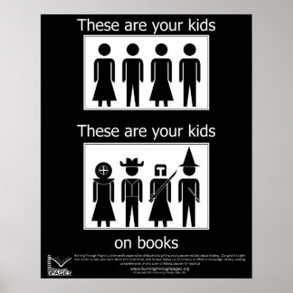 Je Kinderen op boeken Poster