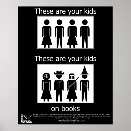 Je Kinderen op boeken Poster (Voorkant)