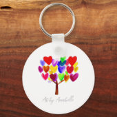 Je kinderkunst veranderen of in een A tekenen Sleutelhanger (Voorkant)