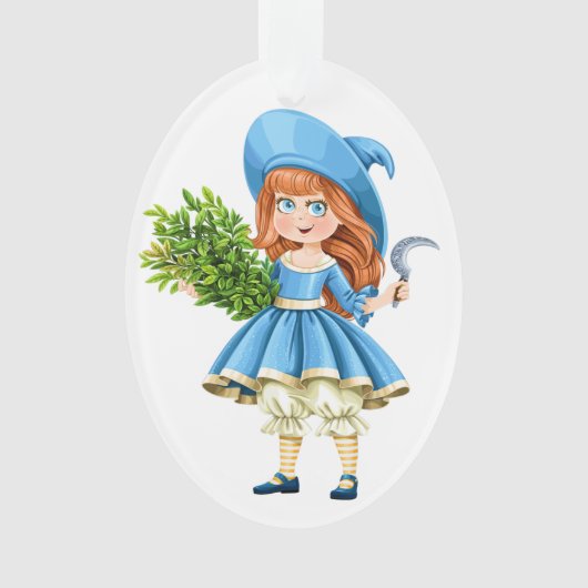 Je KITCHEN WITCH Jaarrond Ornament (voorkant)