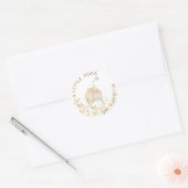 Je kleine Prairie Cottage Ronde Sticker (Envelop)
