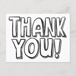 Je kleur is mooi afgetekend, bedankt Briefkaart