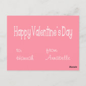 Je kleuren mijn wereld | KINDER VALENTIJN Briefkaart (Achterkant)