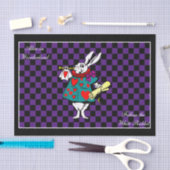 Je kleurenAlice in Wonderland White Rabbit Check Tissuepapier (Craft)