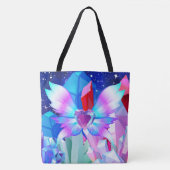 Je kleurt mijn wereld en laat mijn hart Canvas tas (Voorkant)