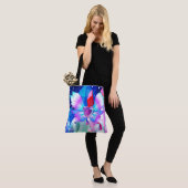 Je kleurt mijn wereld en laat mijn hart Canvas tas (Op model)