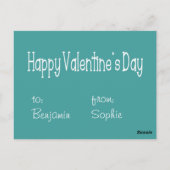 Je kleurt mijn wereld| Valentijn Kinderen Briefkaart (Achterkant)