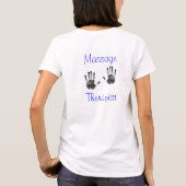 Je knikte een massage! t-shirt (Achterkant)