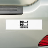 Je knoeit met mijn Chihuahua Bumpersticker (Op auto)