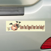 Je koe uitgelijnd bumpersticker (Op auto)