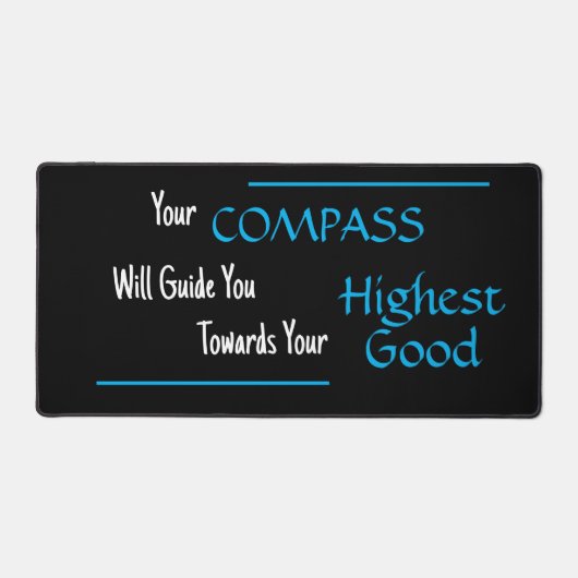 "Je kompas zal je begeleiden..." frase Bureaumat (Voorkant)
