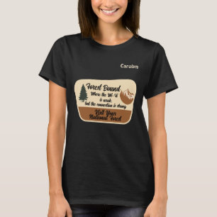 "Je komt het nooit te weten tenzij je gaat"  Dames T-shirt