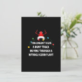 Je kon niet horen dat een pompwagen rondreed grapp kaart (Staand voorkant)