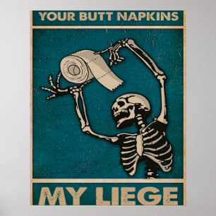 Je kont luit mijn lul - Home Decor Wall Ar Poster