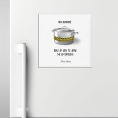 Je kookte grappige gepersonaliseerde keuken magneet