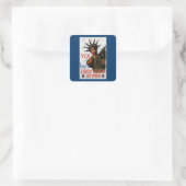 Je koopt een Bevrijdingsobligatie Vierkante Sticker (Tas)
