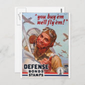 Je koopt Em-We vliegen met Em! Briefkaart (Voorkant / Achterkant)