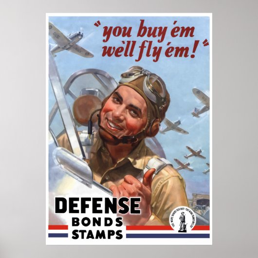 Je koopt ze die we zullen vliegen — WW2 Poster — G (Voorkant)