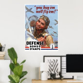 Je koopt ze die we zullen vliegen — WW2 Poster — G (Thuiskantoor)