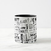 Je (korte) naam is hier te vinden mok (Midden)