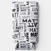 Je (korte) naam is hier te vinden seltzer blikjeskoeler (Voorkant)