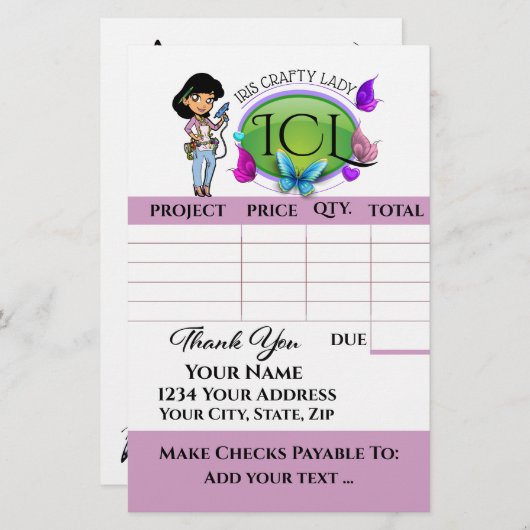 Je krasse factuur (Voorkant / Achterkant)