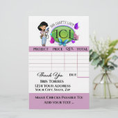 Je krasse factuur (Staand voorkant)