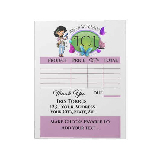 Je krasse factuur notitieblok (Linkerzijde)