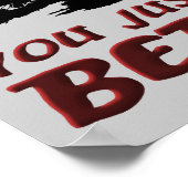 Je krijgt beter vuile Poster-bord van Bike Motocro Poster (Hoek)